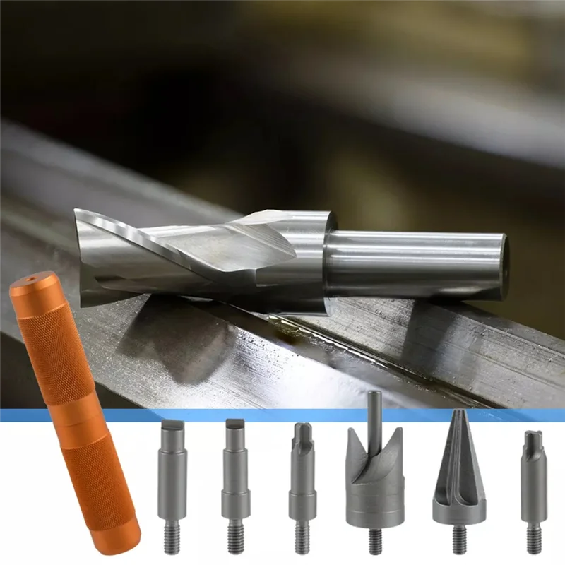 

A01F-Steel Case Chamfer Deburring Tools For Reloading For Removing Crimps Pocket Cleaner Reamers