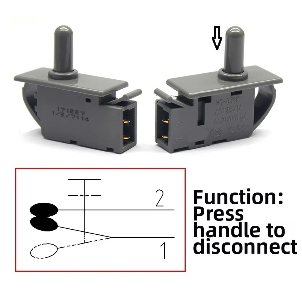 PA66 Front Ring Push Button Switch Normally Closed Design Operating Temperature -20 To 85 Electrical Life 100000 Cycles