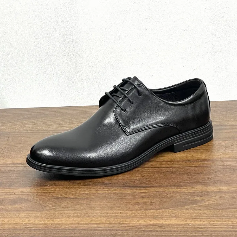 

Vintage Mens Dress Shoes Luxury Handmade 2026 Autumn Fashion Outdoor Casual Genuine Leather Wedding Social Shoes for Male