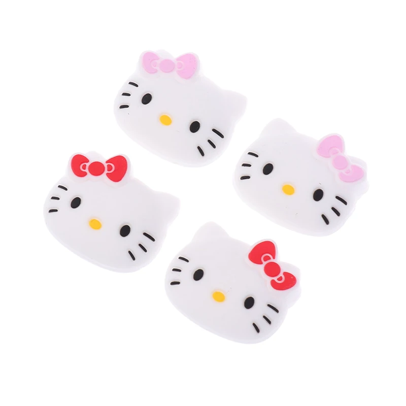 2Pcs Cartoon HelloKitty Stoßdämpfer Silikon Tennis Schläger Stoßdämpfer 3D Tennis Schläger Integrierte Stoßdämpfer Dämpfer