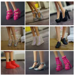 NK-Chaussures de beurre colorées pour Barbie, chaussures à talons mignons, cintres à la mode, accessoires de haute qualité, maison de jeux pour bébé, jouet JJ, offre spéciale