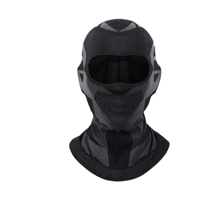 

Men's Women's Winter Riding High Elastic Nylon Mask With Warm Fleece Lining Windproof Cold-Proof Nose Mouth Breath