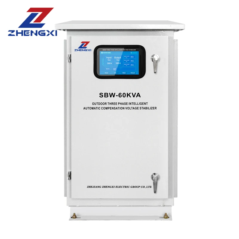 Industrial High-Power Voltage Stabilizer/Regulator 220V-480V Three Phase AC Current Cheap Price