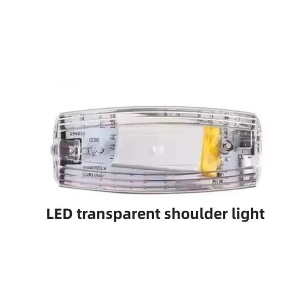 Red Blue LED Shoulder Warning Light Rechargeable Small Flashing Shoulder Light Waterproof Signal Lights
