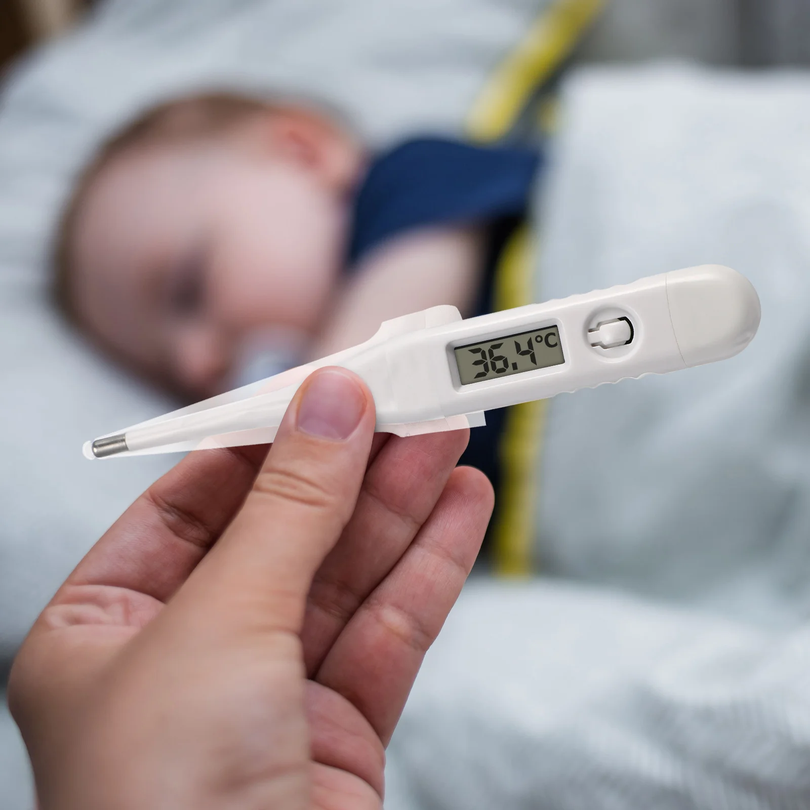 

100pcs Thermometer Disposable Pe Material Safe Digital Electronic Universal Fit For Home Thermometer Cover Medical Use