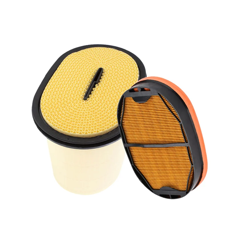 

2X The Air Filter 2277448 2277449 227-7448 227-7449 252-5001 252-5002 2525001 2525002 P608766 P785965 For CAT 345D 420D
