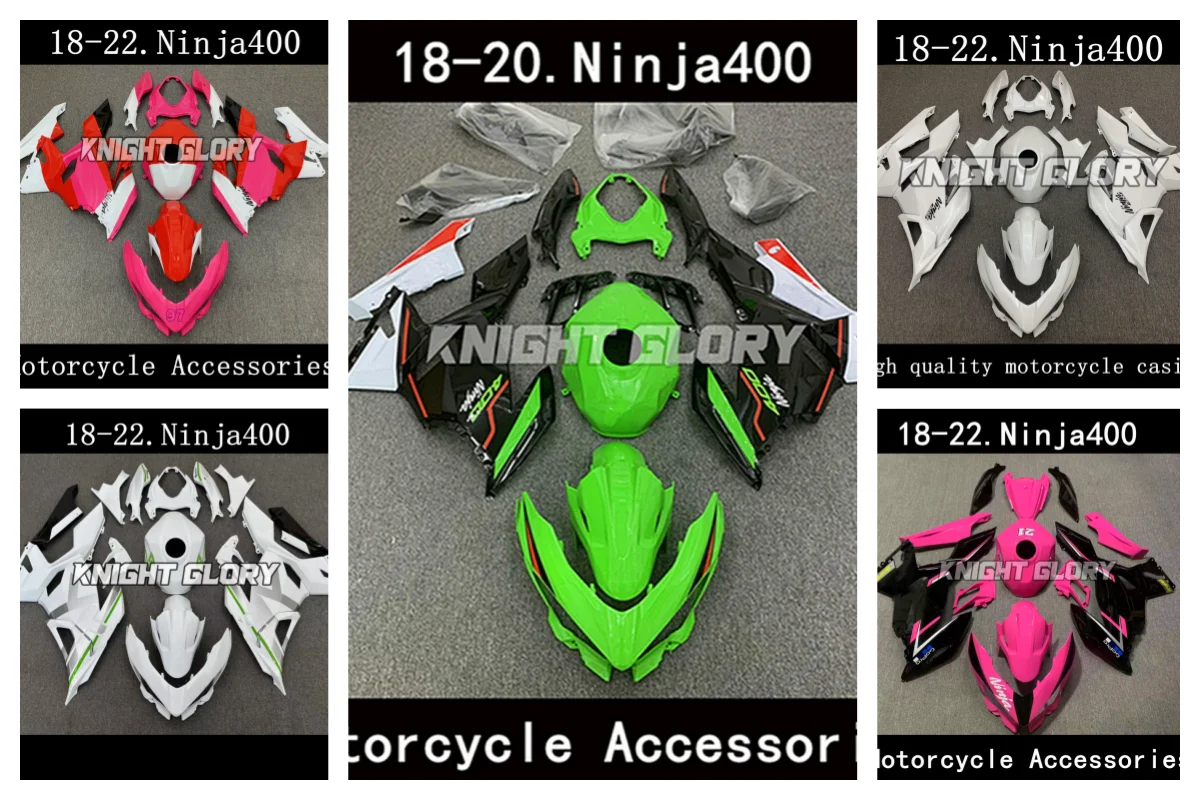 

Injection Molding Fairings Kits Fit For Ninja 400 2018 2019 2020 2021 2022 Bodywork Set ABS injection molding