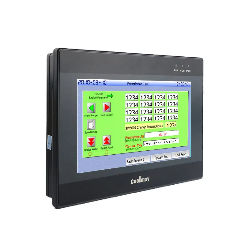 

Coolmay 5-дюймовый человеческий машинный интерфейс TK8050FH с RS232 RS485 и протоколом Modbus