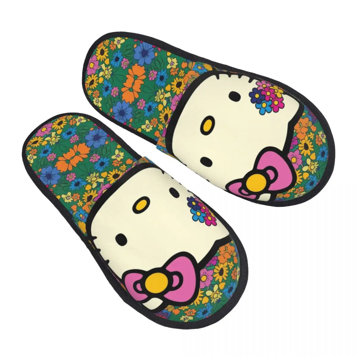 

Уютные тапочки из пены с эффектом памяти «Hello Kitty», женская домашняя обувь для спальни
