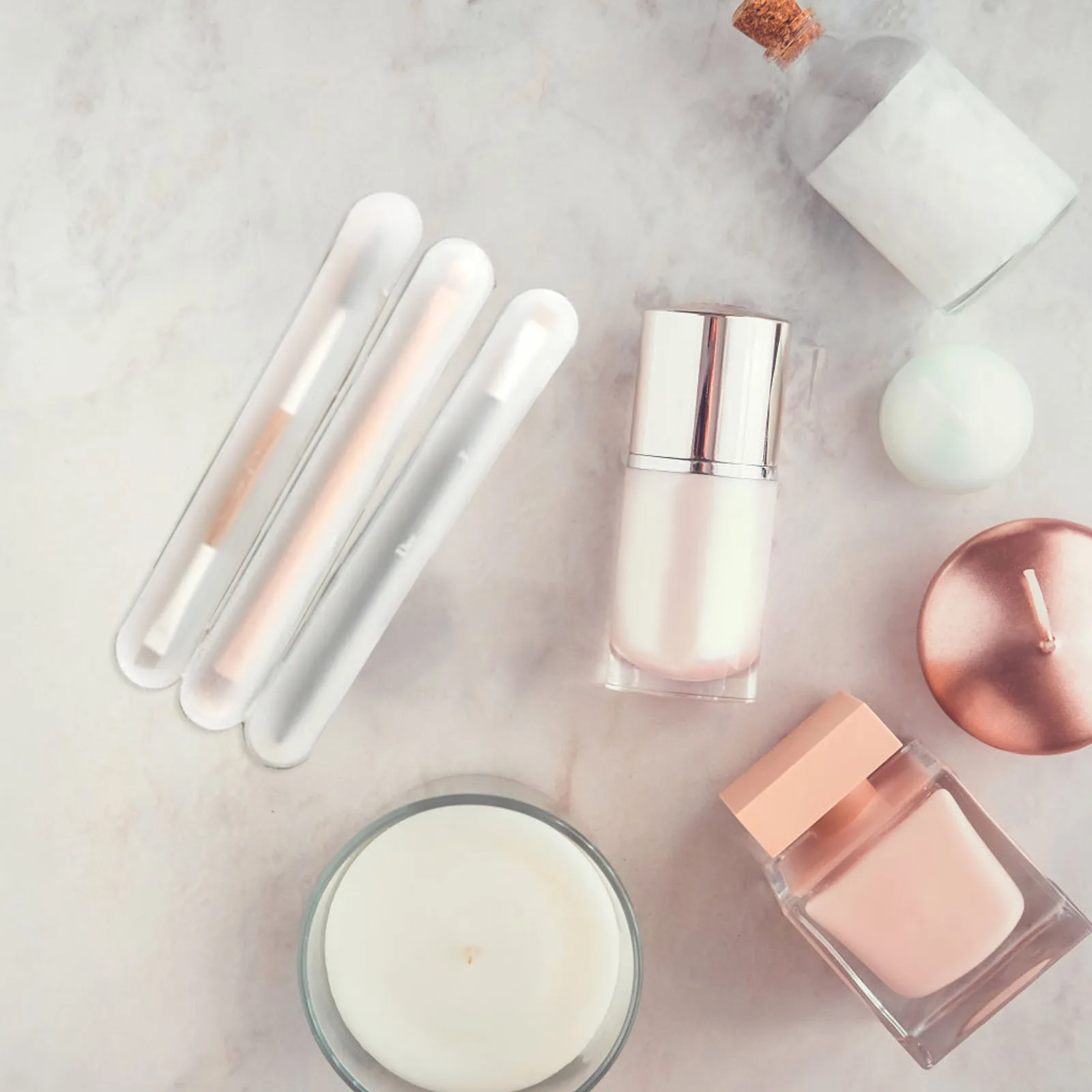 

20Pcs Makeup Brush Cover Set Simple Lightweight Makeup Storage Holder Protective Case for Traveling Dustproof Tool