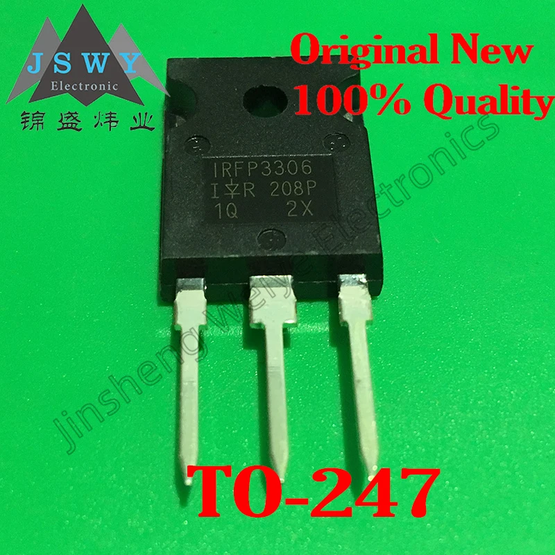 5 pieces Electronics IRFP3306 100% brand new 160A 60V low internal resistance MOS field effect transistor TO-247 Free shipping