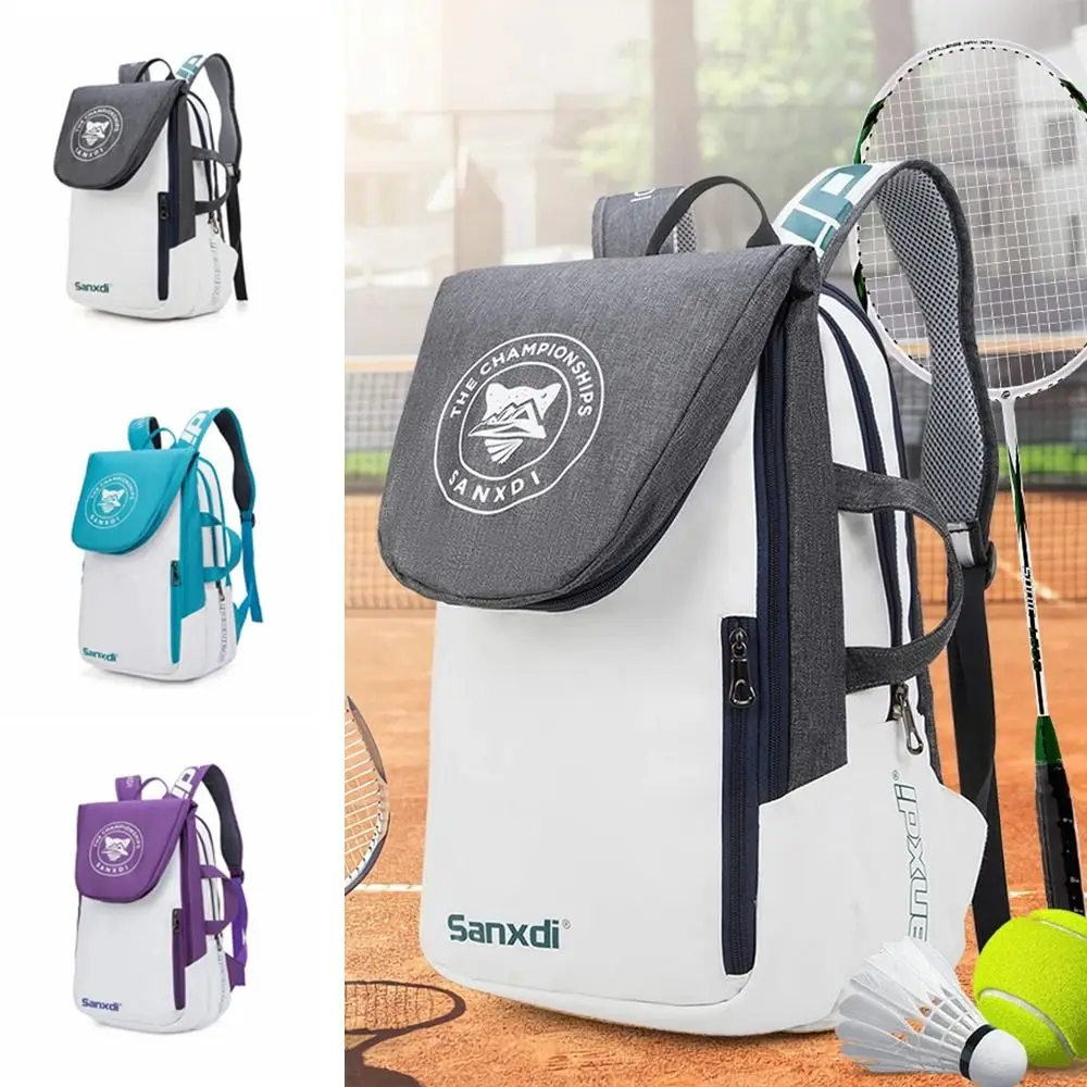Foldable Tennis Paddle Backpack creative Handbag Badminton Racket Bag Holds 2-3 Rackets Handheld Sports Bags Unisex