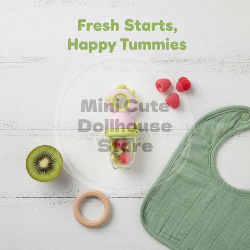 

Safe and Easy Baby Feeding with Silicone Dinosaur Fruit Feeder