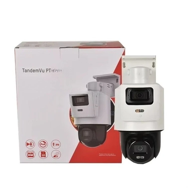 Value Series TandemVu 4MP + 4MP 10X Human and Vehicle Detection Dark Fighter POE PTZ Network DS-2SE3C410MWG-E/14