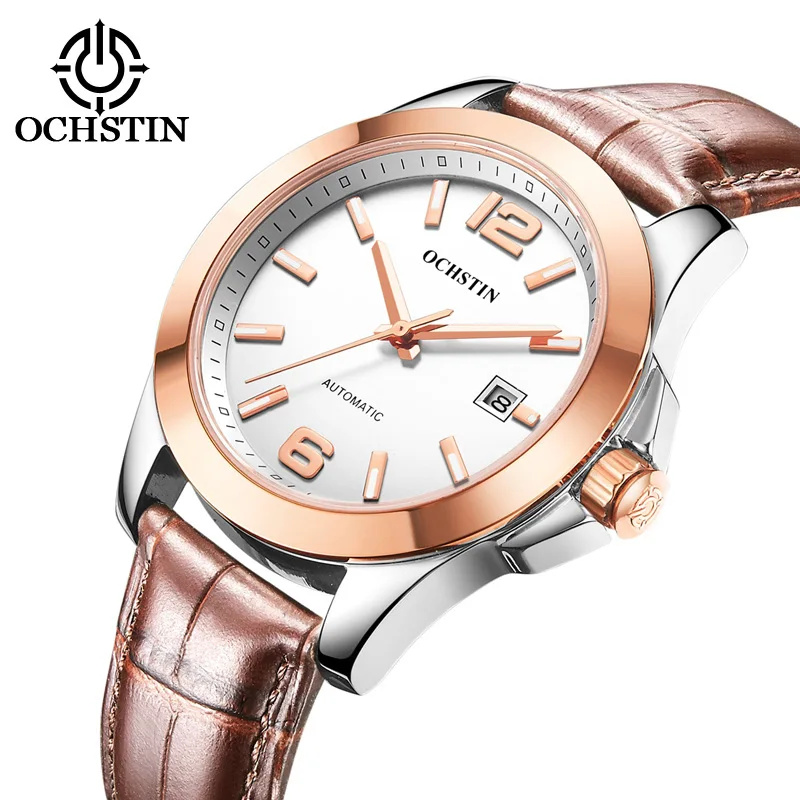 

OCHSTIN New 2024 Men's PilotMechanical Wristwatch Sapphire Luxury Automatic Watch for Men Stainless Steel Waterproof Clock