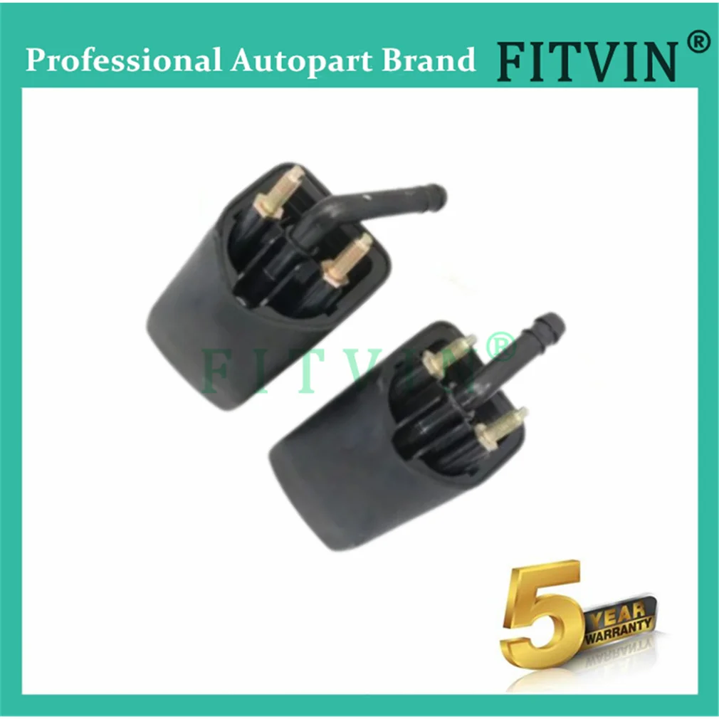 New MR388033 MR388034 2pcs Headlamp Washer Nozzle Jet Spout for Mitsubishi Pajero Montero III 2000 2001 2002 High Quality