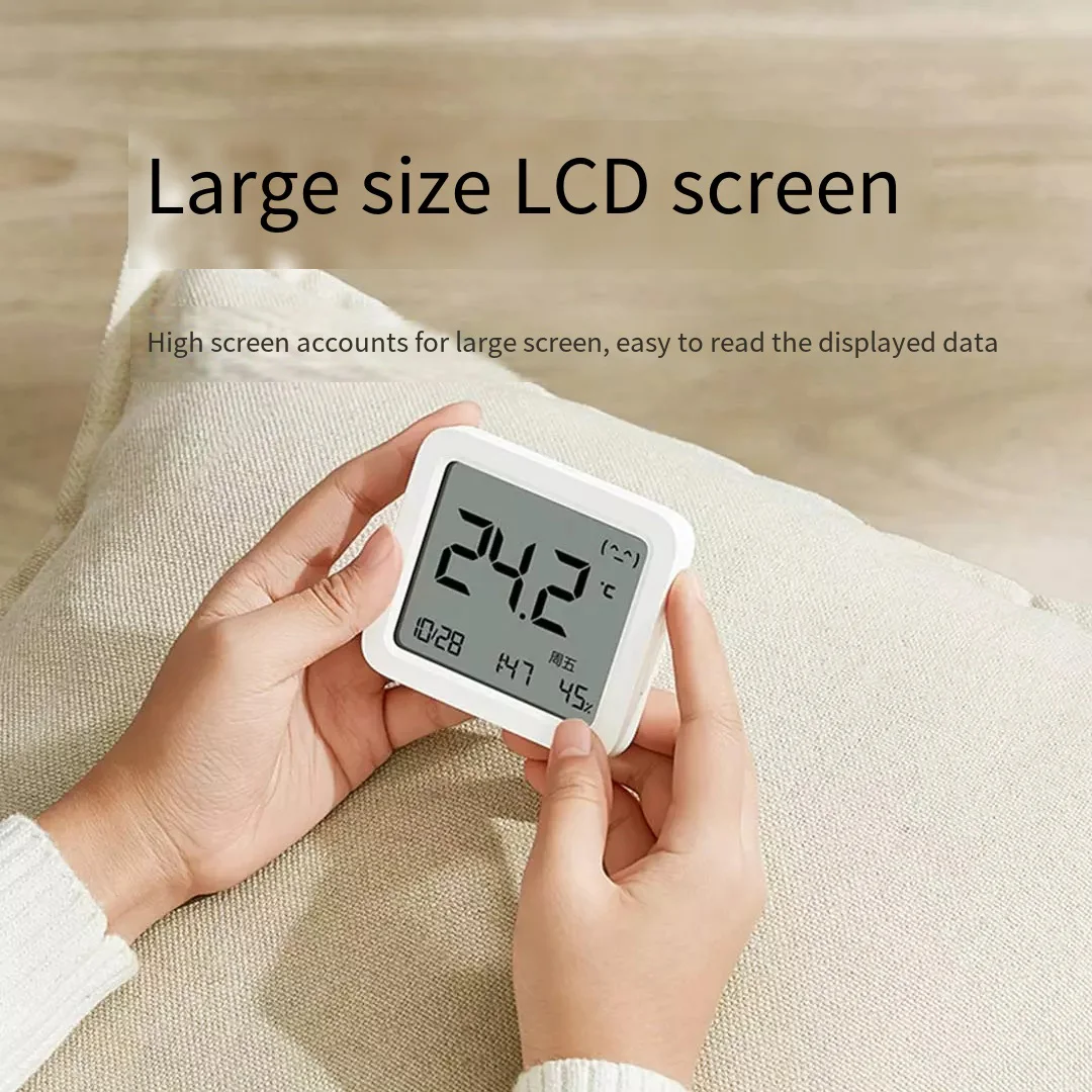 Xiaomi Mijia Smart LCD Bluetooth Thermometer 3 Wireless Electric Digital Hygrometer Temperature Humidity Sensor With Mi Home APP