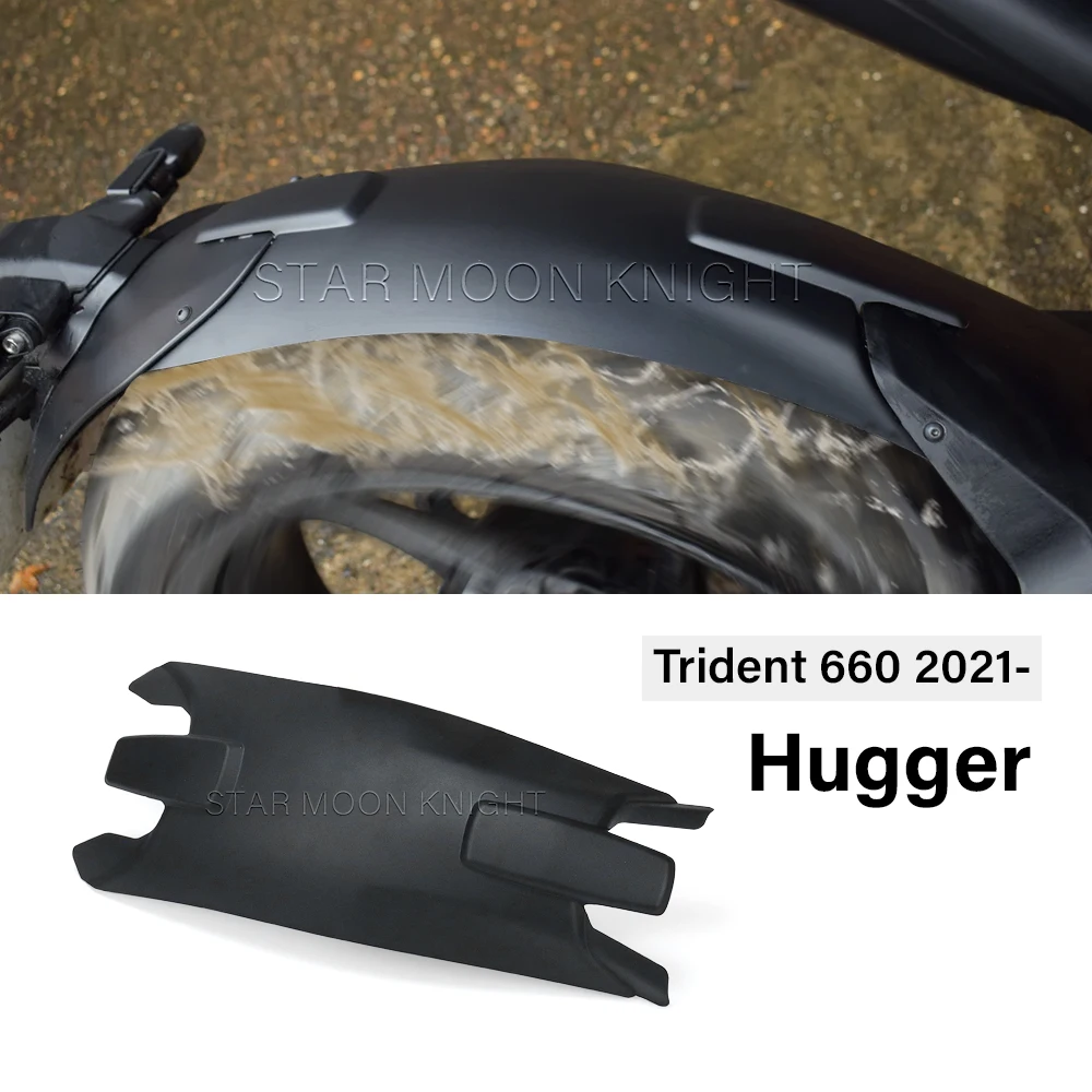 

Rear Hugger Splash Cover Accessories For Trident660 Trident 660 2021- Fender Extender Guard Mudguard