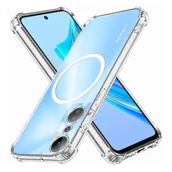 For Infinix Hot 20 4G 5G /Hot 20 Play Case Magnetic Sticker Shockproof Clear Soft Silicone Phone Case Infinix Hot 20S 20i Cover