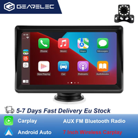 Car Radio 7 Inch Wireless CarPlay Android Auto Portable Car Stereo Multimedia Player With FM Transmitter BT WiFi AUX USB Screen