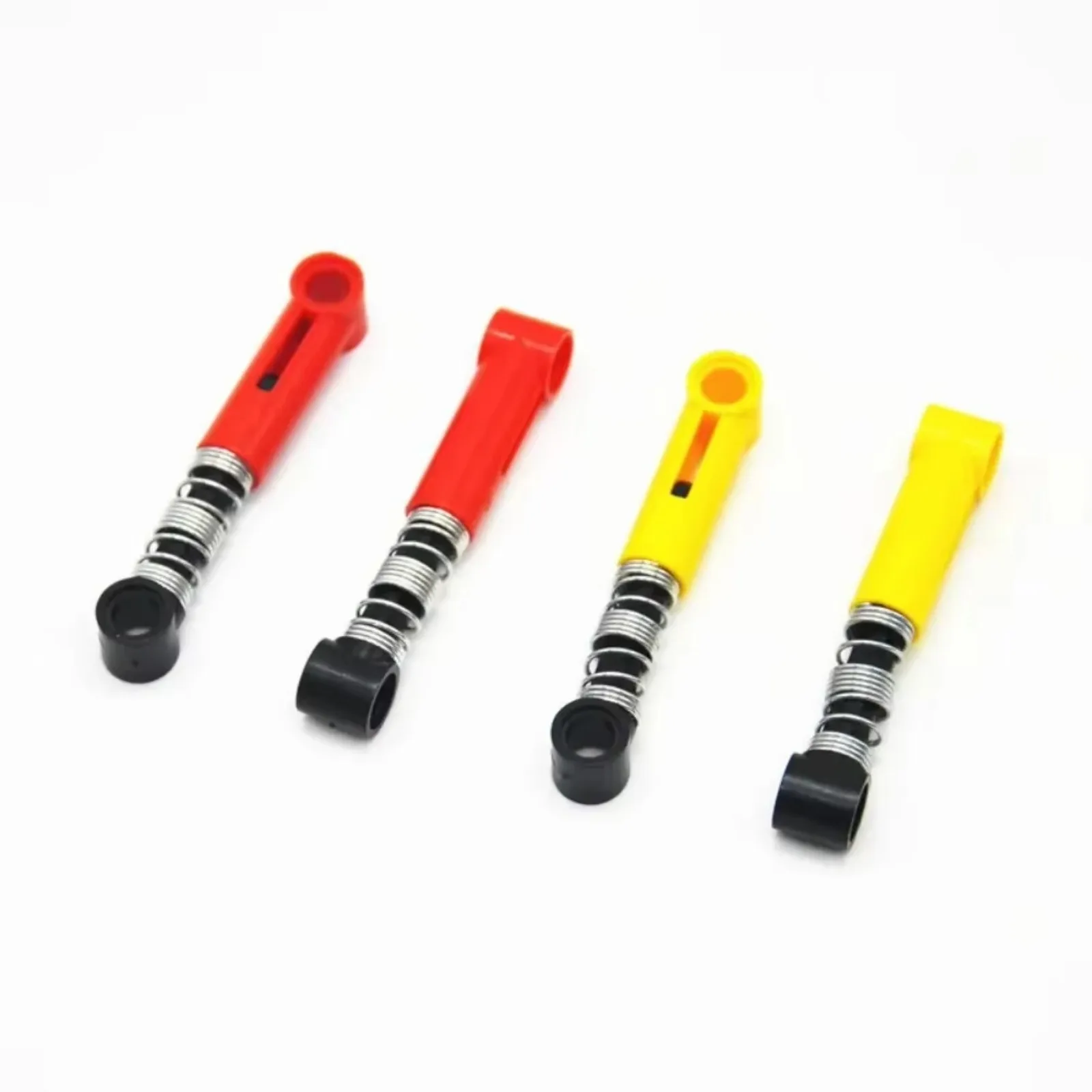 4/8 шт. MOC, высокотехнологичные красные амортизаторы, подвесные пружинные строительные блоки, совместимые с основной кирпичной системой