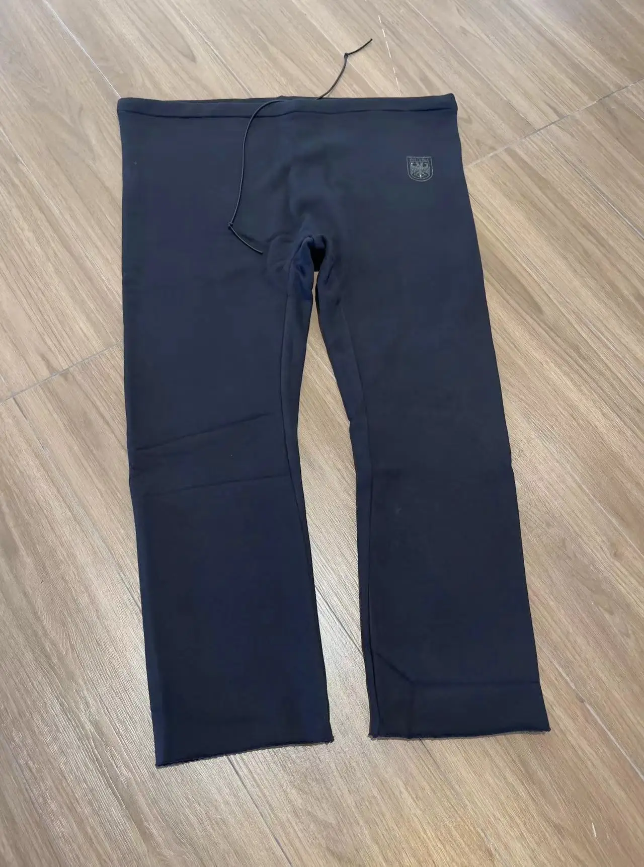 Preto vintage buitres yzy kanye west sweatpants das mulheres dos homens 1:1 melhor qualidade retro solto calças vintage jogger calças com cordão