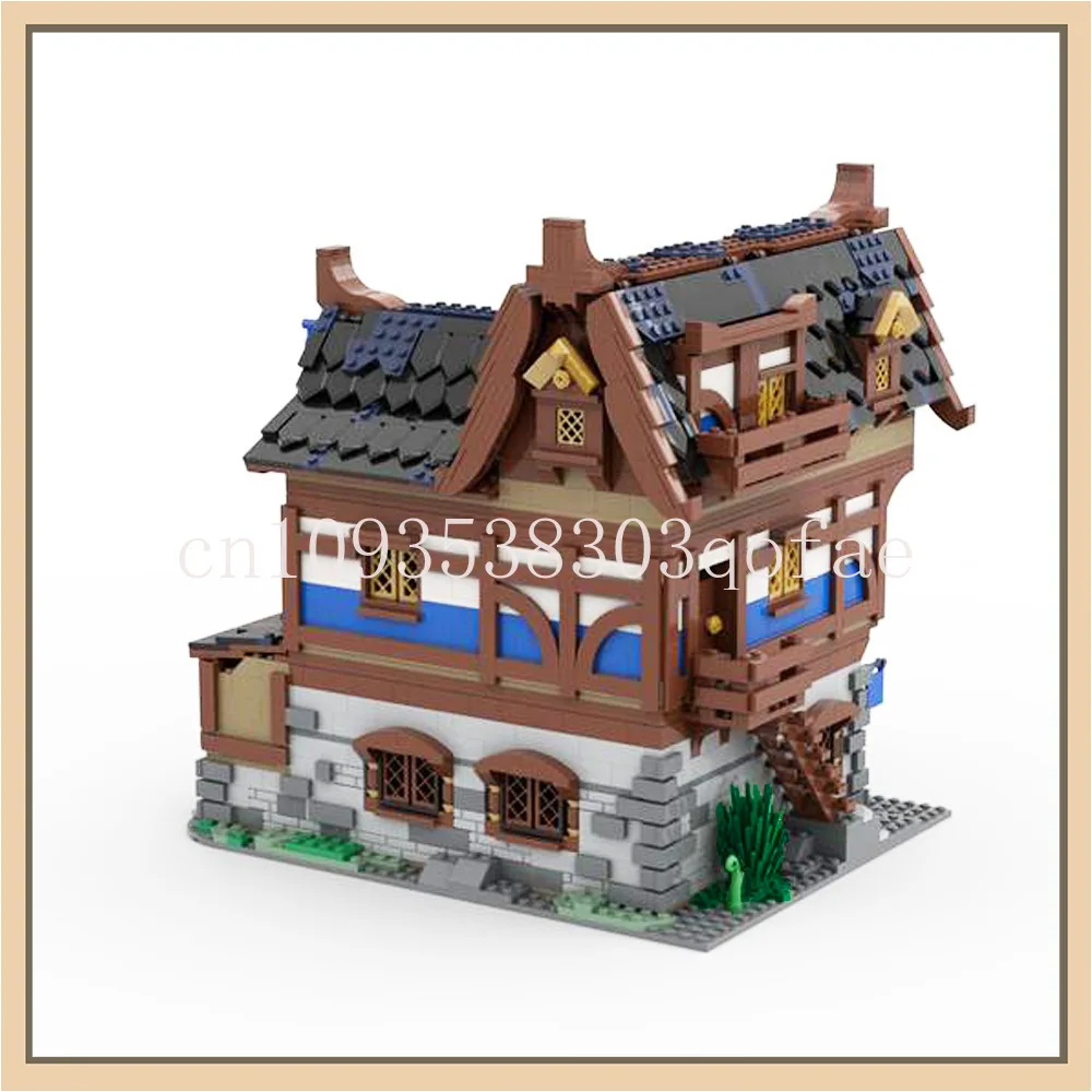 

MOC-70187 Building Blocks House Medieval blacksmith shop Building blocks Model Creative gift Building blocks furniture