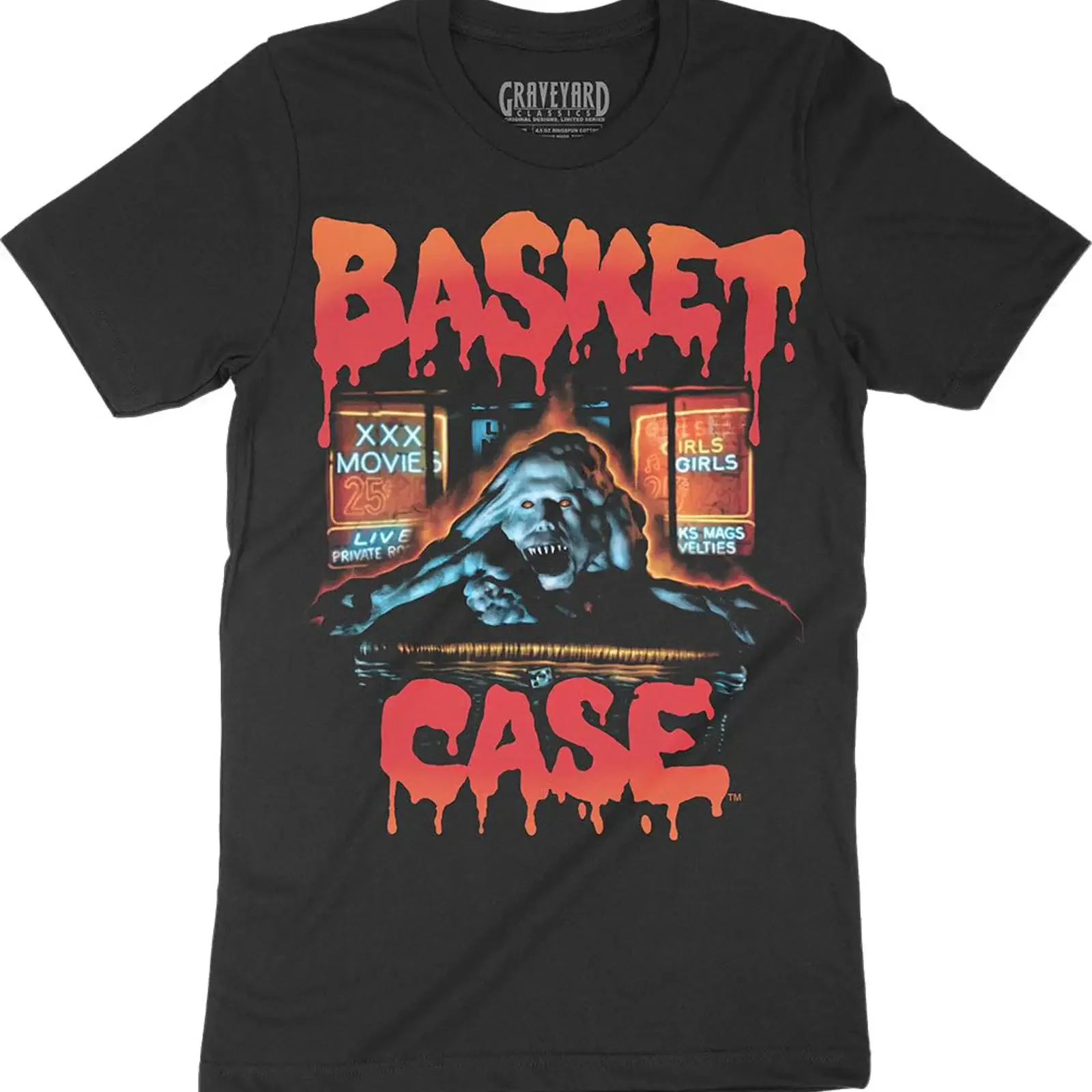 Basket Case Belial T Shirt vintage Washed streetwear Stylish graphic Unisex Top For Everyday Wear homme designer clothes