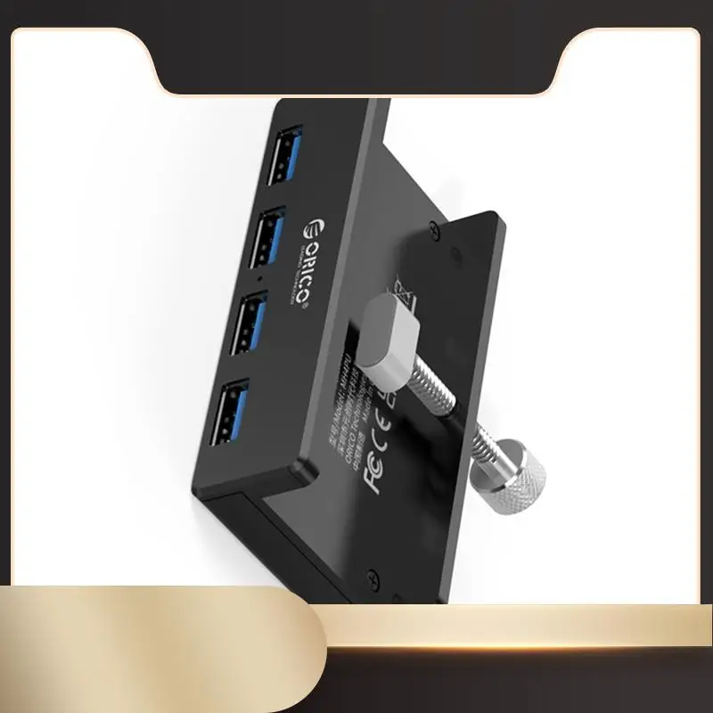 

ORICO USB 3.0 HUB 5Gbps With Power Supply Clip Expansion Splitter 1 To 4 Multiple Extend Dock For Desktop PC Accessories-N36R