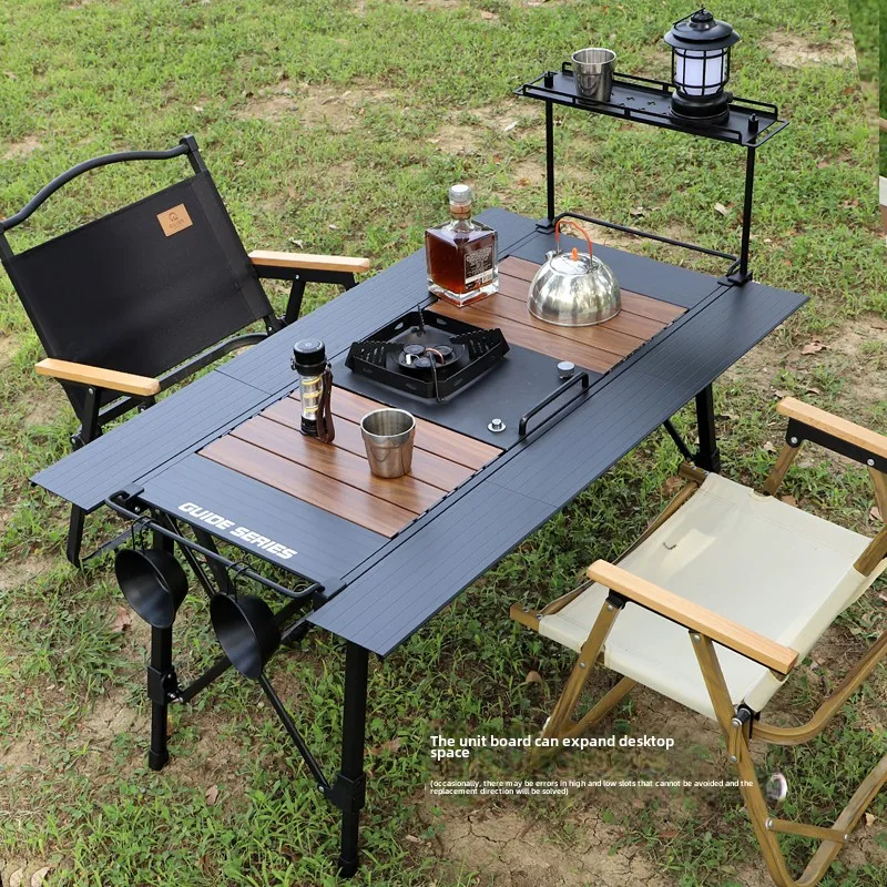 

Складной стол для кемпинга на открытом воздухе, стол для кемпинга, регулируемая высота, модульный мастер-стол для пикника, алюминиевый сплав