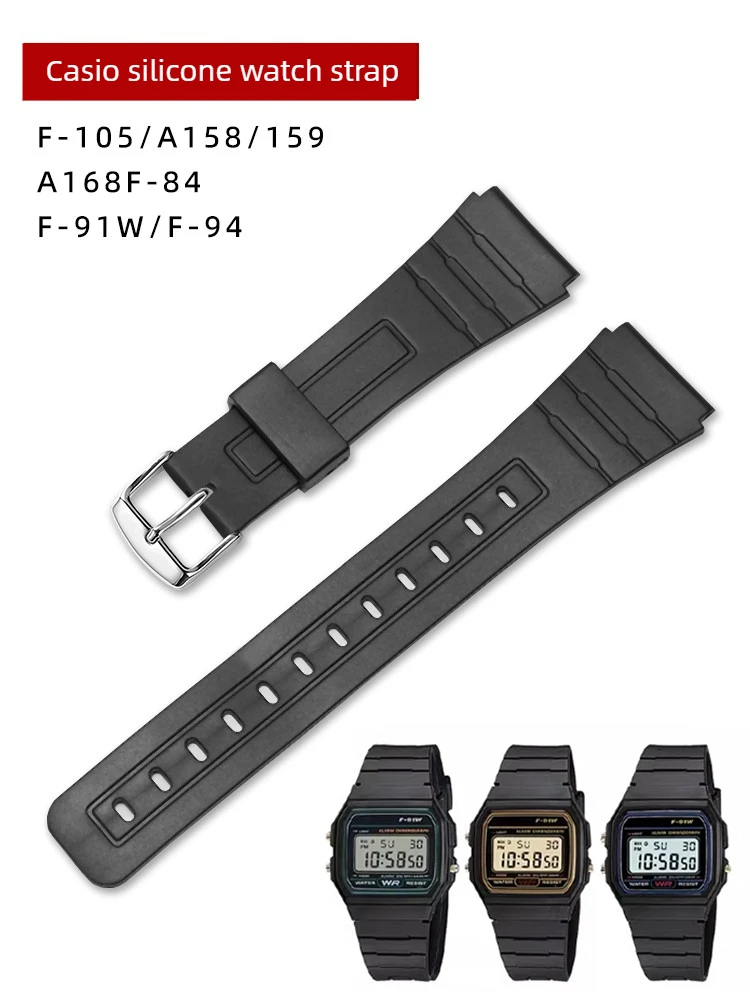 Black Silicone Watc…