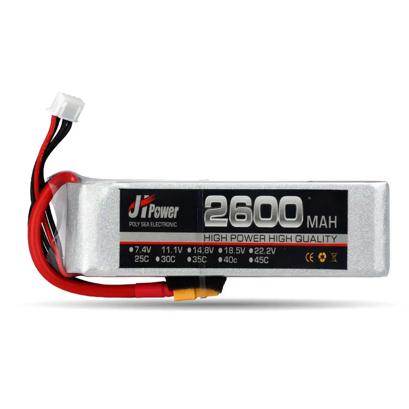 LiPo Battery 4S 14.8V 2600mAh 25C 35C 60C Max  50C 70C 120C For RC Helicopter Car Airplane Quadrotor Li-Po Batteries XT60 XT90