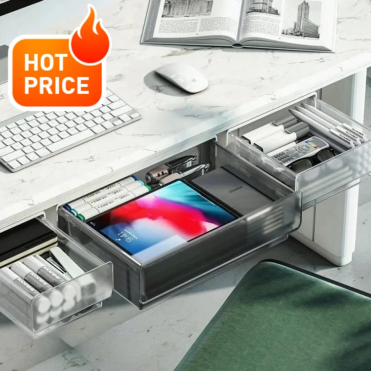 

Скрытый ящик под столом, пластиковый кухонный держатель для хранения, настольный органайзер, ручка для заметок, ящик для хранения канцелярских принадлежностей, ящики для хранения