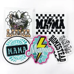MAMA Emblem Clothing Accessories Badge Sticker Embroidered Embroidery Sticker Iron-on Patches