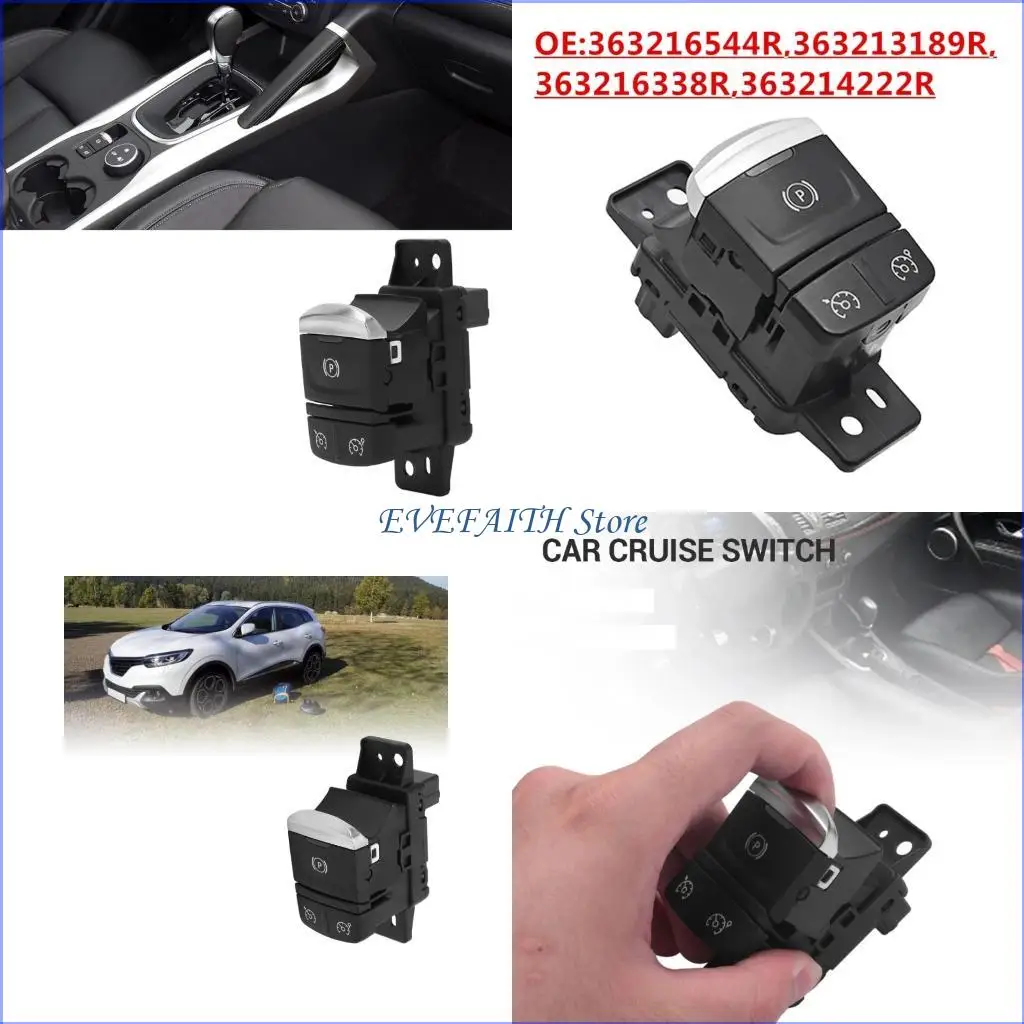 

124B ABS Electronic Handbrake Switches Button Replacement 363216544R For Select Model Anti Shock Dustproof