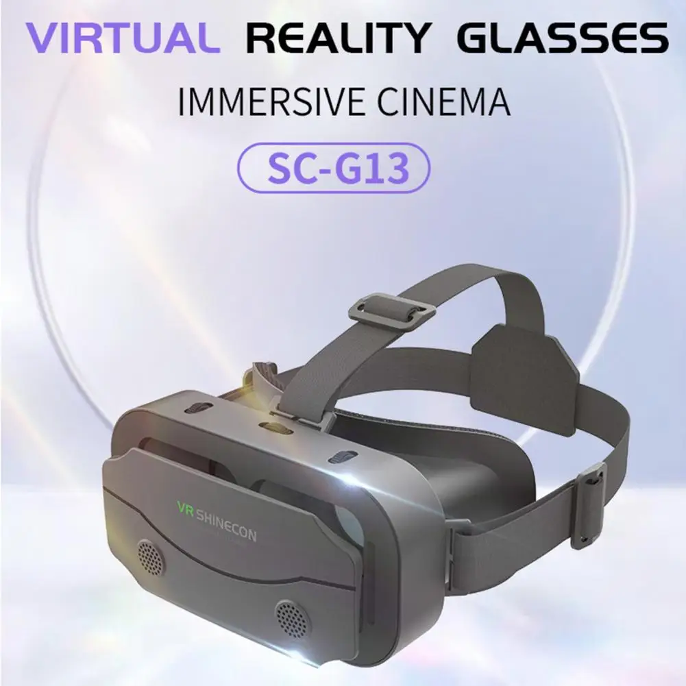 Virtual Reality 3D VR Headset Smart Glasses Helmet For Smartphones Cell Phone Mobile 7 Inches Lenses Binoculars Game Accessories