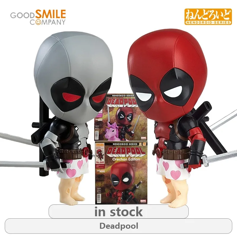 

GSC оригинальная серия NENDOROID 662-DX Deadpool DX Edition аниме фигурка модель игрушки подвижная модель украшения подарки для мальчиков