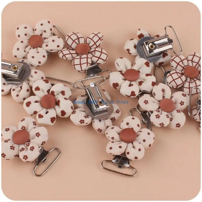 B2QD pacifier clip DIY Người giữ chân nacifier clip cho trẻ mới biết đi nắm bắt phụ kiện chuỗi pacifier 40x50mm/1.6x2 inch