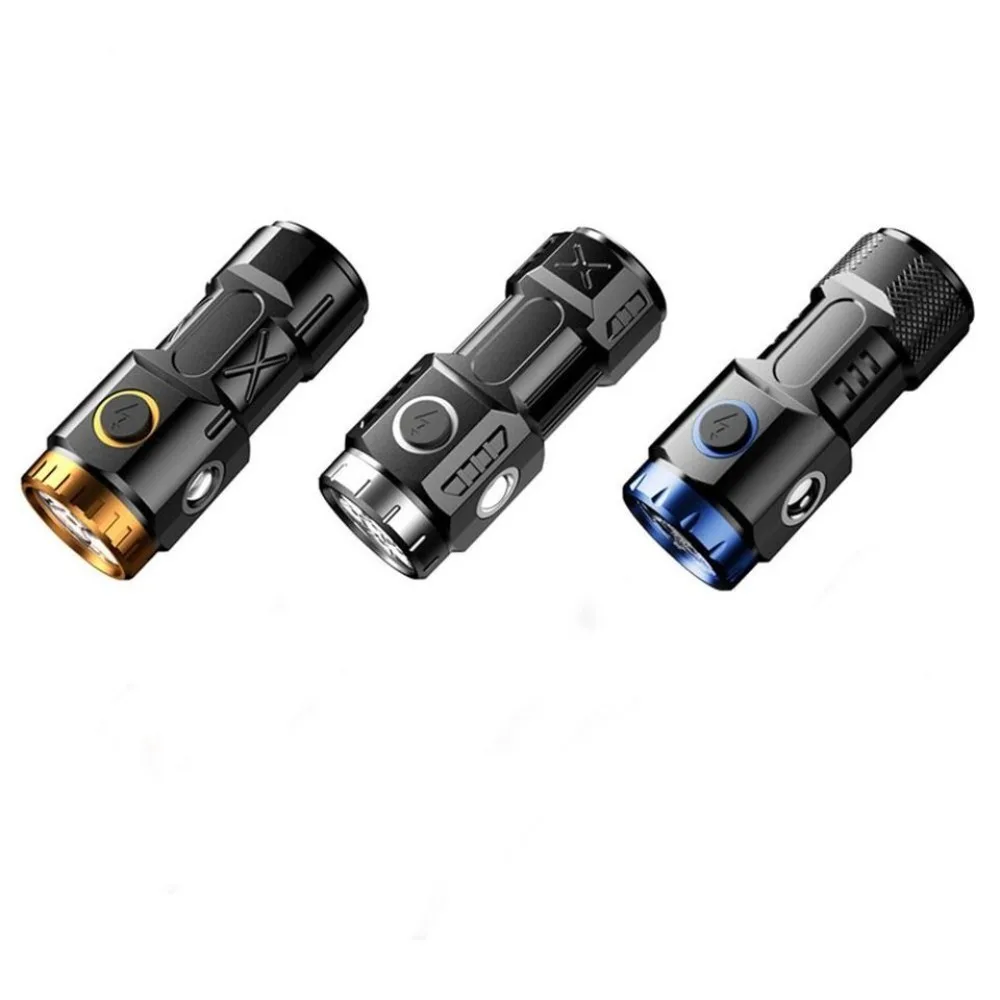 New Waterproof Small Torch Super Bright Hat Clip Light Portable Flashlight Fishing