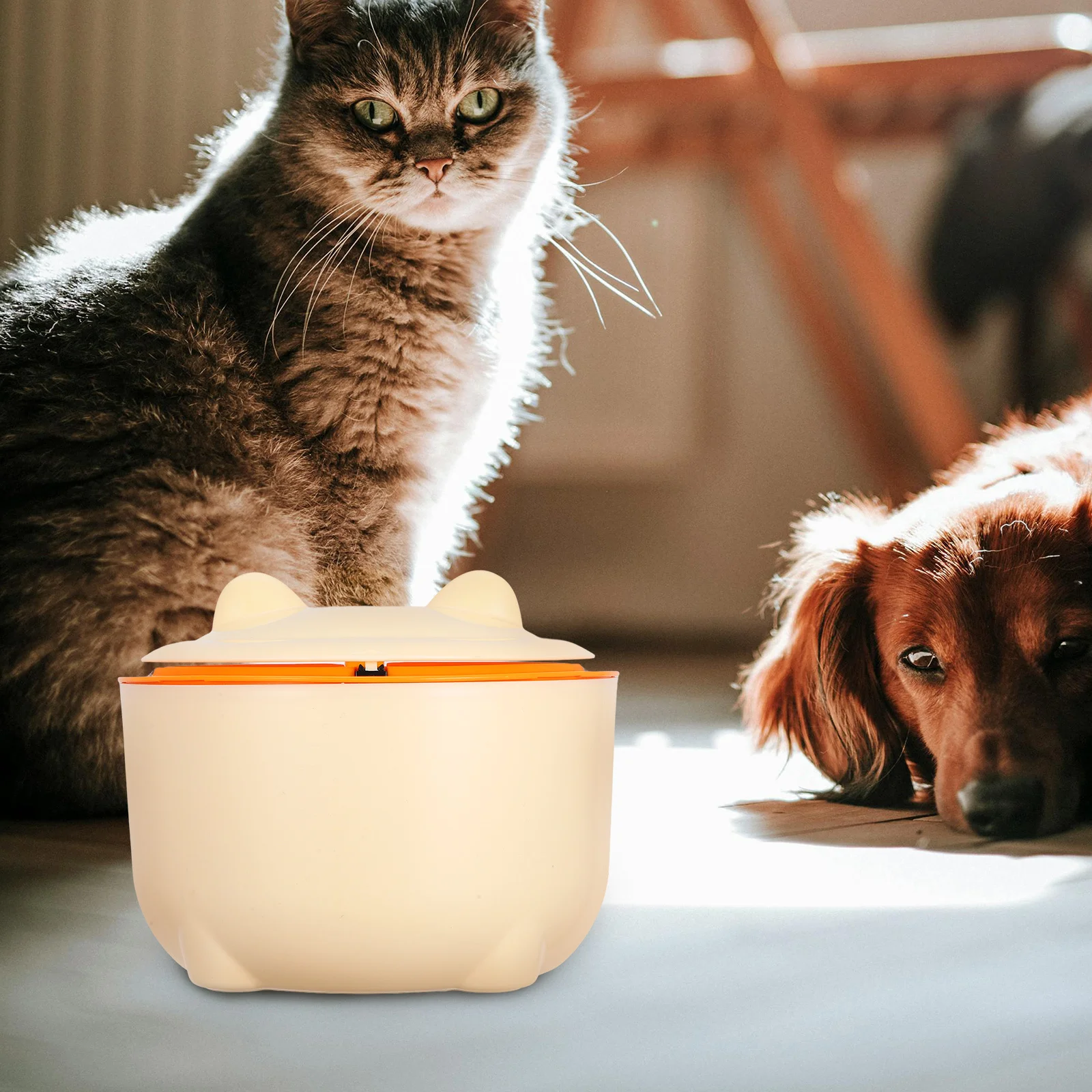 

90pcs 1 Set Pet Litter Storage Container Cat Waste Trash Can With Lid Compact Lightweight Multi-Use Small Waste Bin For Home