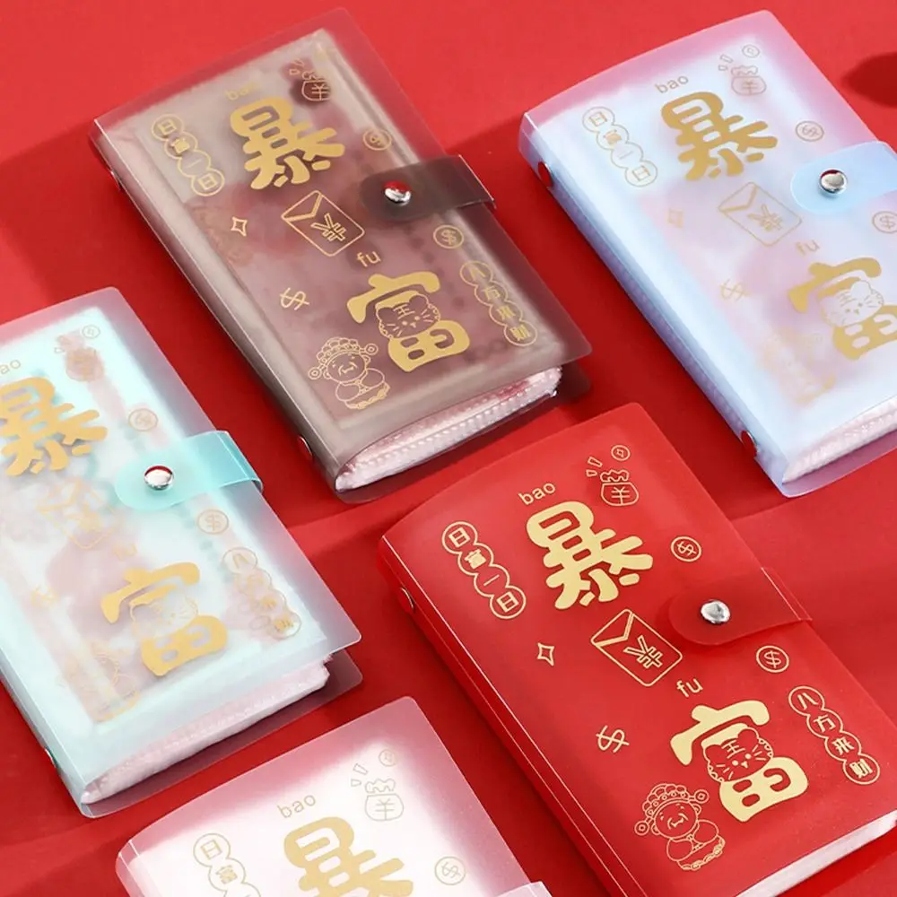 New High Quality Get Rich Overnight 100 Envelopes Money Saving Challenge PVC Save Money Savings Binder Waterproof Portable