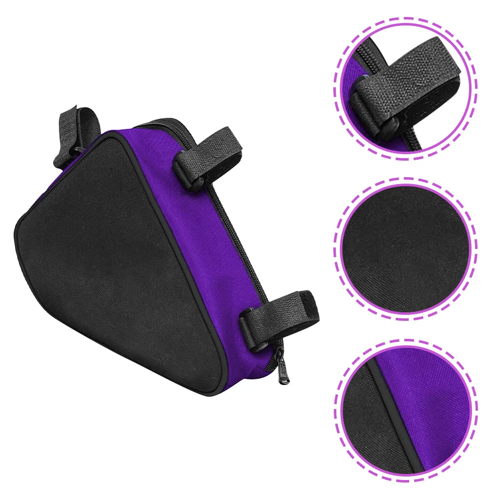 

Bike Waterproof Frame Bag Polyester Front Bicycle Bag Cycling Phone Storage Pouch Mountain Bike Accessories for Outdoor