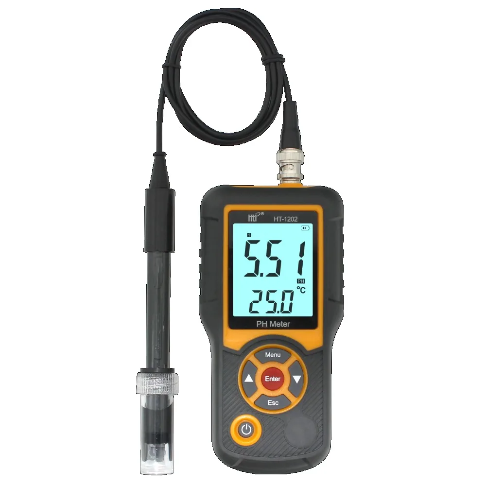 Bescherming Van Het Milieu Hoge Meting Precisie Ph Tester Meter HT-1202 Water Monitor