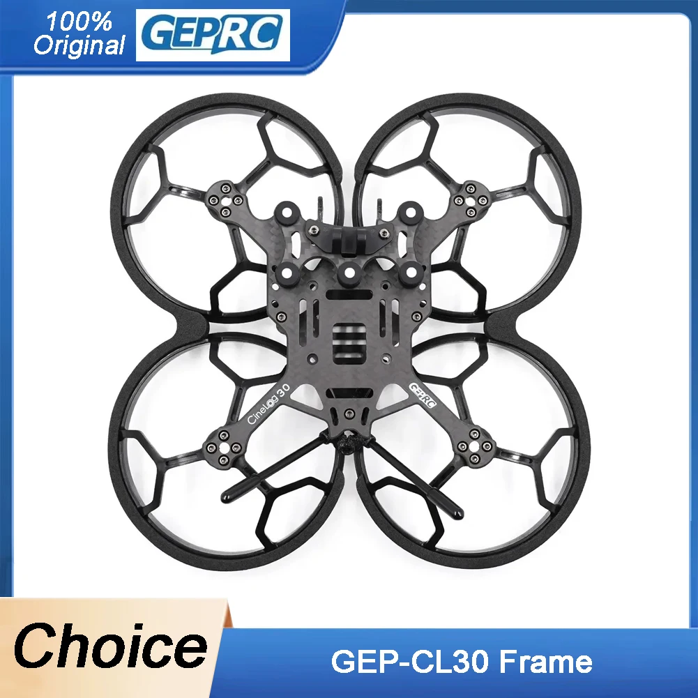 GEPRC GEP-CL30 CineLog 30 طقم إطارات من ألياف الكربون 3 بوصة 126 مللي متر قاعدة عجلات مع المروحة 1er الحرس لأجزاء RC FPV سباق كوادكوبتر