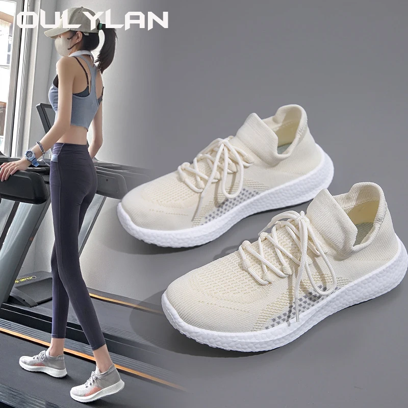 NEW Women's Shoe Summer Running Shoes Mesh Breathable Sports Shoes Casual Couple Running Shoes Fitness