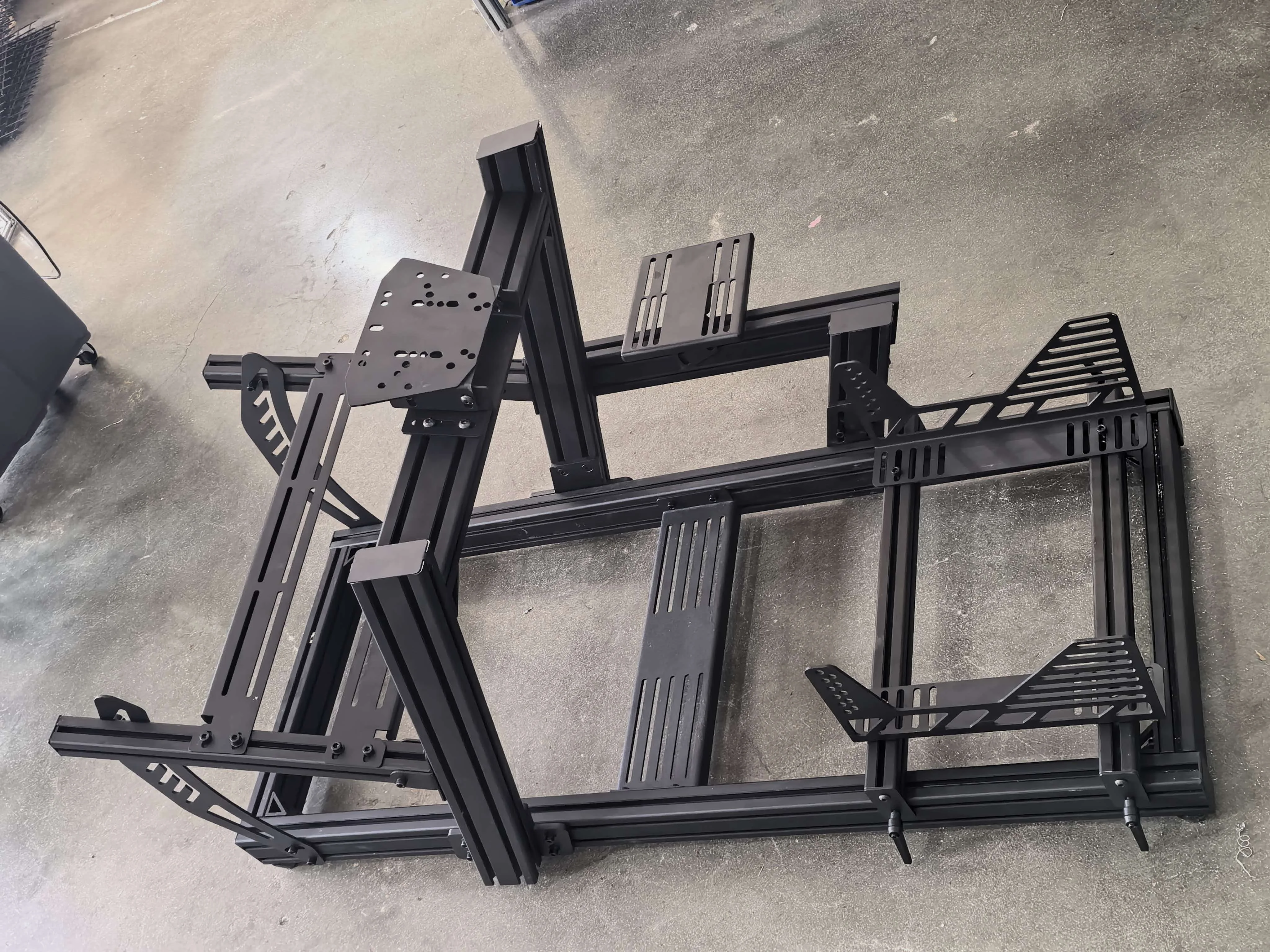 Live Driver Training Simulator New Style Aluminum Extrusion Profile T Slot 4080 Series Car Racing Simulator Chassis