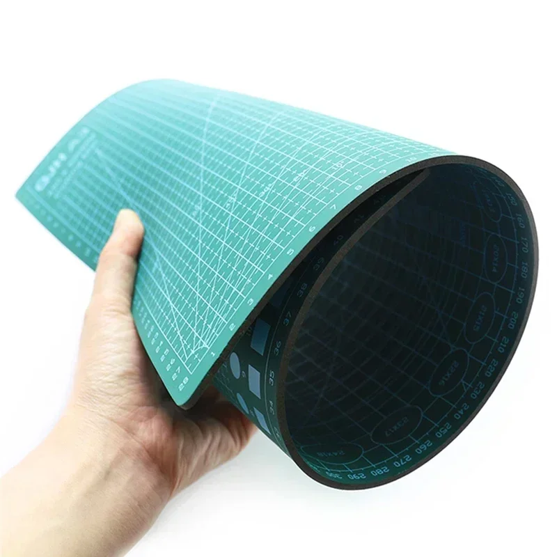 Tapete de corte de PVC autocurativo A1 para grabado en cuero, estación de trabajo artesanal, tabla de cortar autoreparable, almohadilla de costura, herramienta de cuero