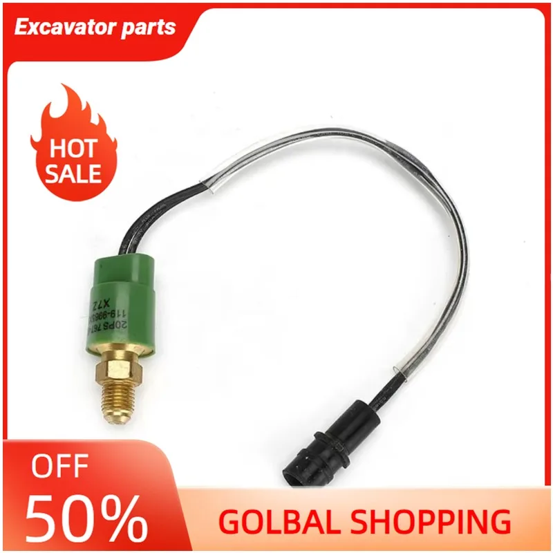 

E320B E320C E330B E330C Excavator Spare Parts Pressure Switch Small Round Plug 20PS767-9 106-0180 Machinery Parts (20PS767-9)