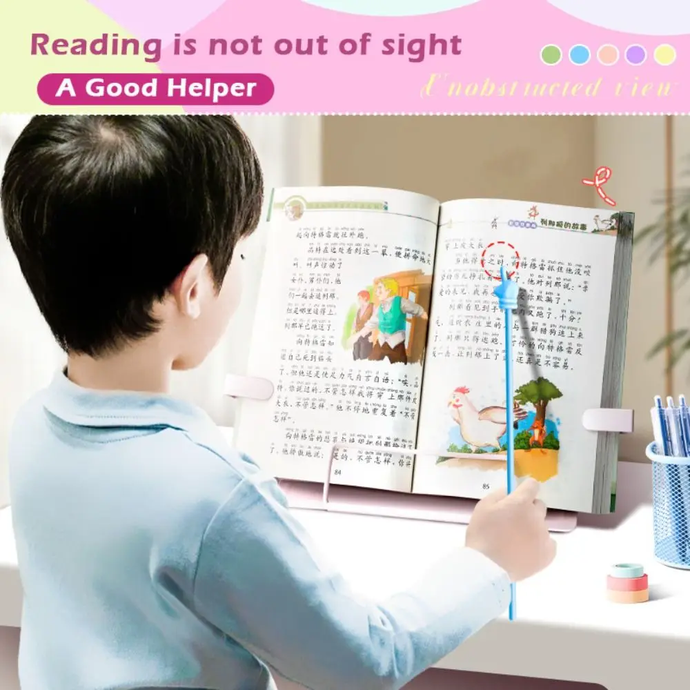 10pcs Simple Macaron/Transparent Teaching Stick Finger Design Handheld Reading Sticks Teaching Pointer Students