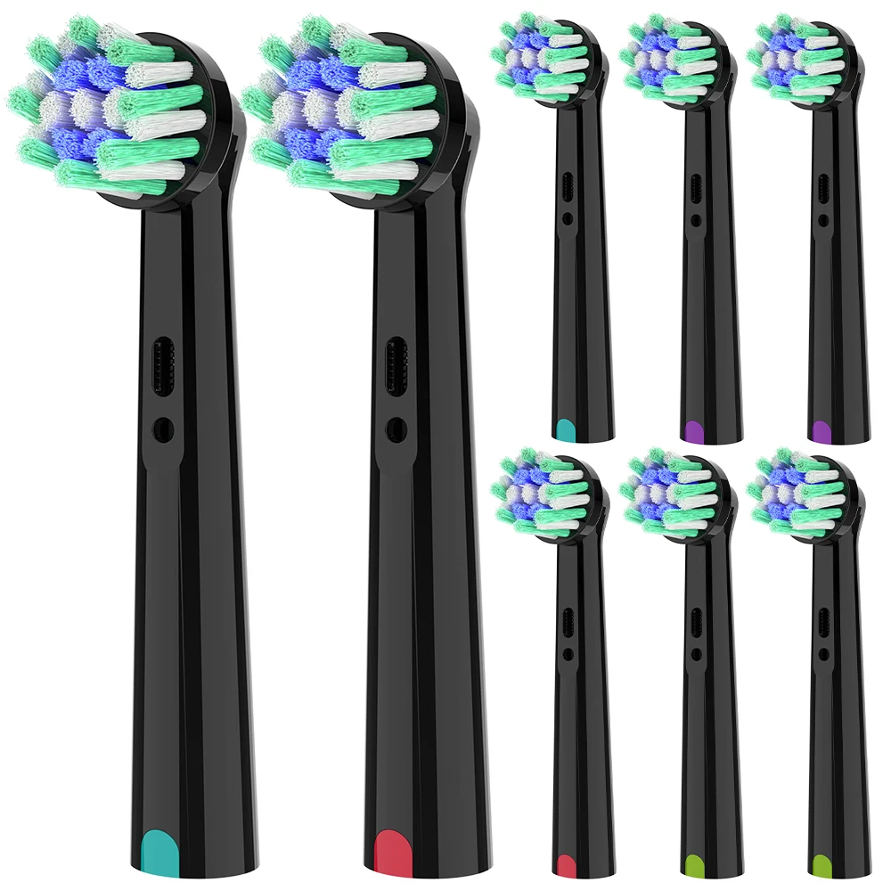 

Cross Clean Bristles Replacement Brush Heads Compatible with Oral B Electric Toothbrush, Toothbrush Head for Pro 1000 1500 7000